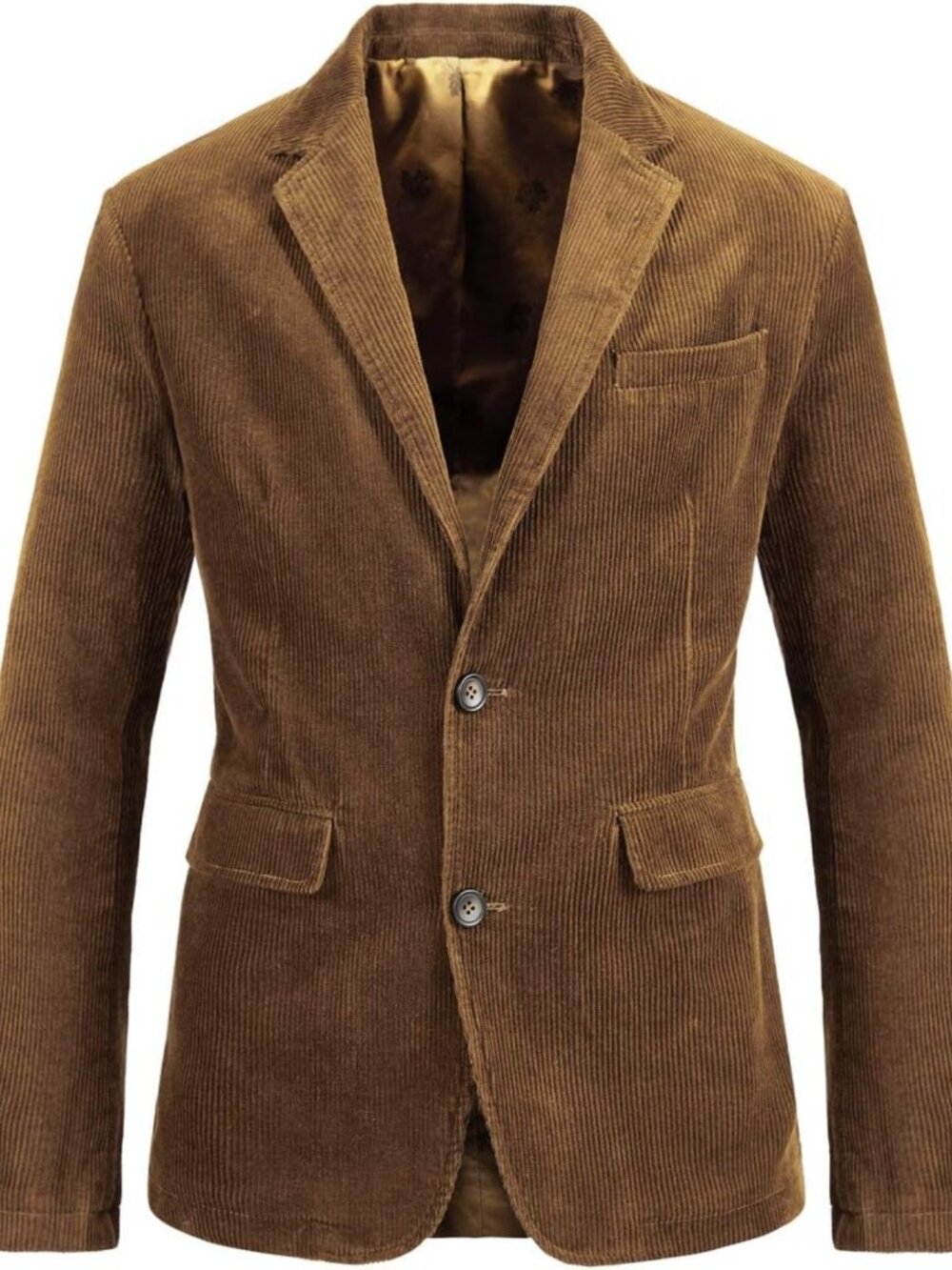 Vintage Casual Corduroy Blazer Jacket for Men | Stylish Work Wear Sport Coat